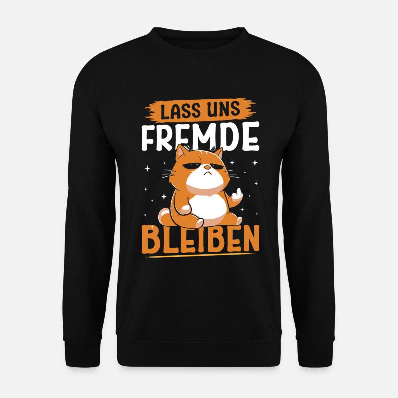 Mallorca LET'S STAY STRANGERS Fun - Unisex Sweatshirt - black