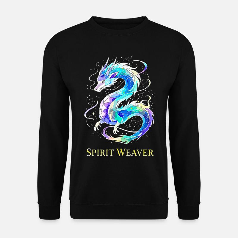 Spirit Weaver Drache - Unisex Pullover - Schwarz