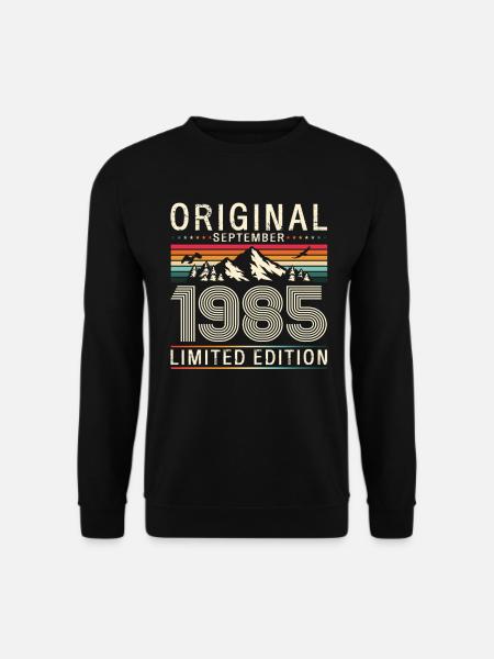 40. Geburtstag Original September Jahrgang 1985 - Unisex Pullover - Schwarz