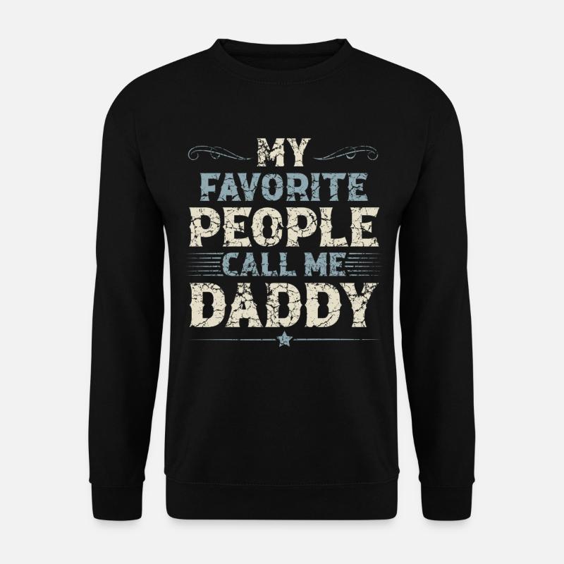 Papa Vater - Unisex Pullover - Schwarz