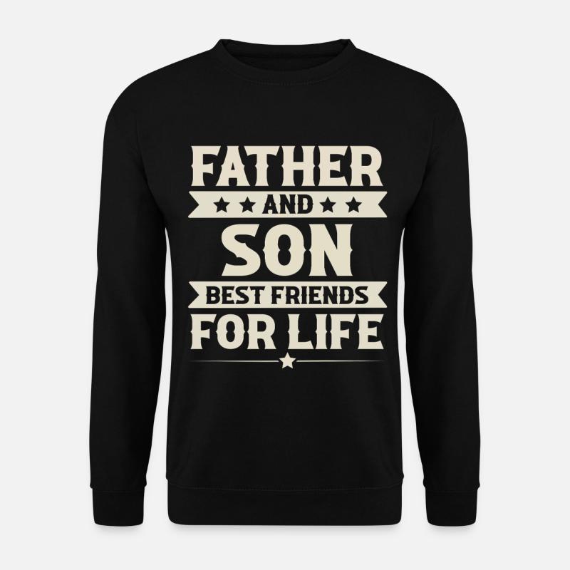Vater Und Sohn - Unisex Pullover - Schwarz