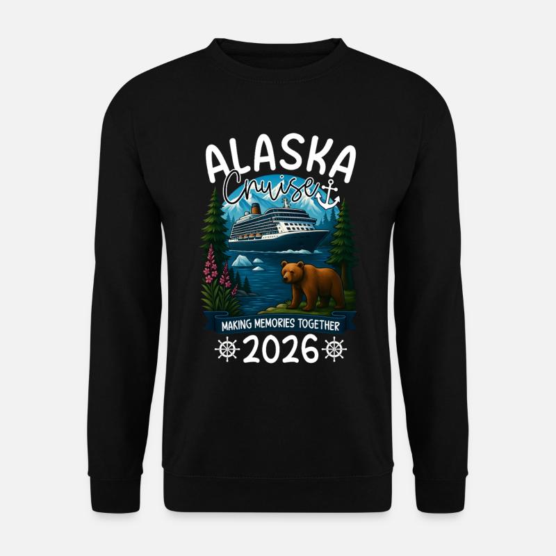 Alaska Cruise 2026 Design - Unisex Sweatshirt - black