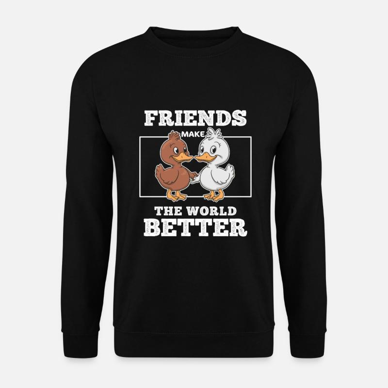 Idée Cadeau Pour Meilleurs Amis Canards Complice - Sweat-shirt Unisexe - noir