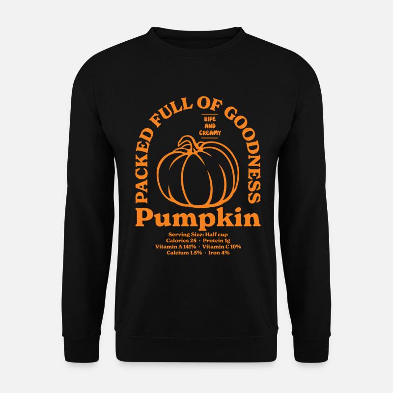 Kürbis - Unisex Pullover - Schwarz