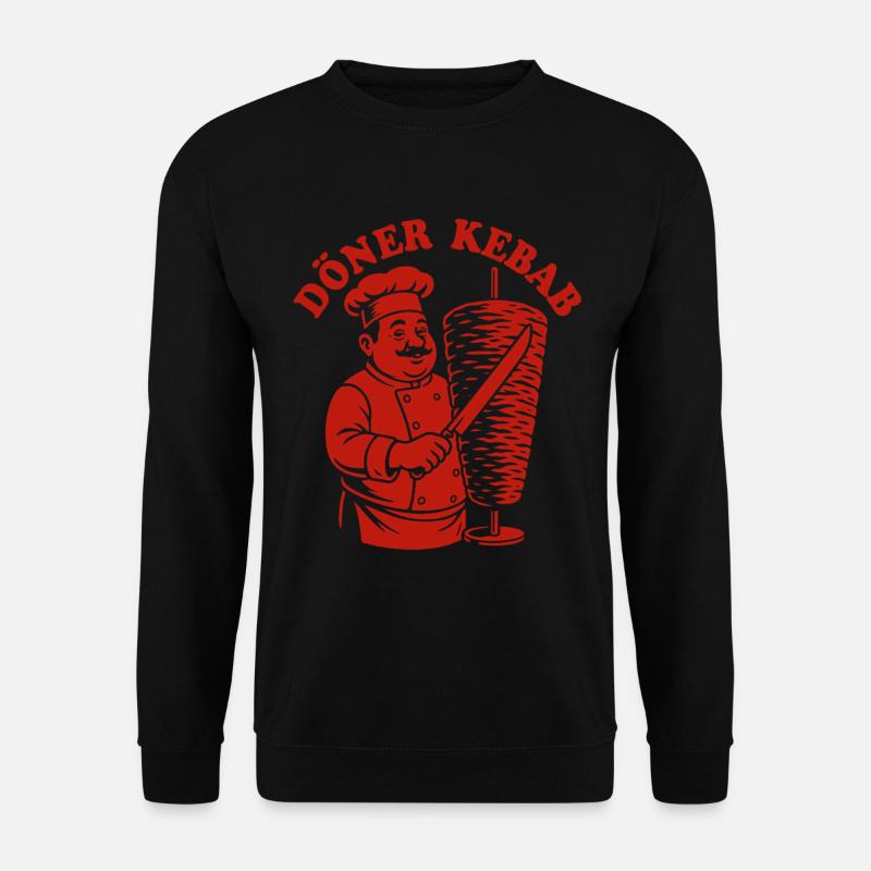 Döner Kebab - Fast Food - Spruch - Unisex Sweatshirt - black