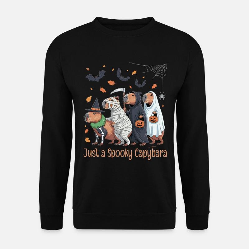 Capybara Halloween Costume - Unisex Sweatshirt - black