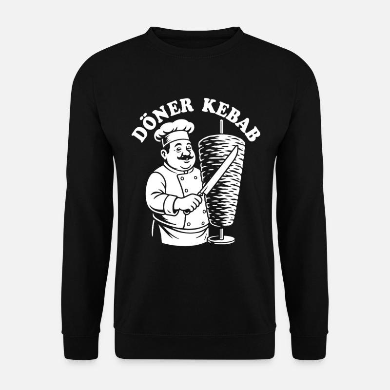 Döner Kebab - Restauration rapide - Spruch - Sweat-shirt Unisexe - noir