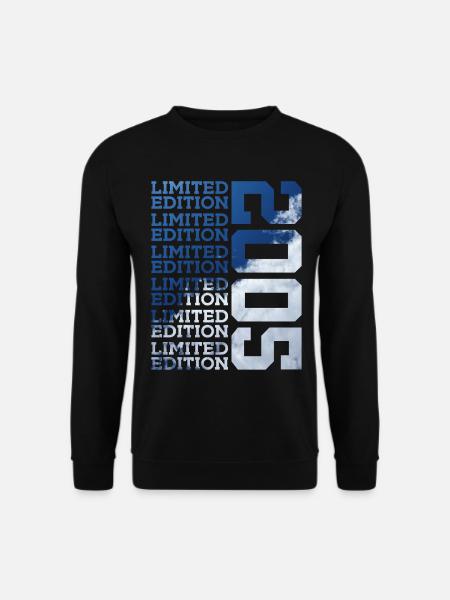 21 JAHRE LIMITED EDITION 2005 21. GEBURTSTAG - Unisex Pullover - Schwarz