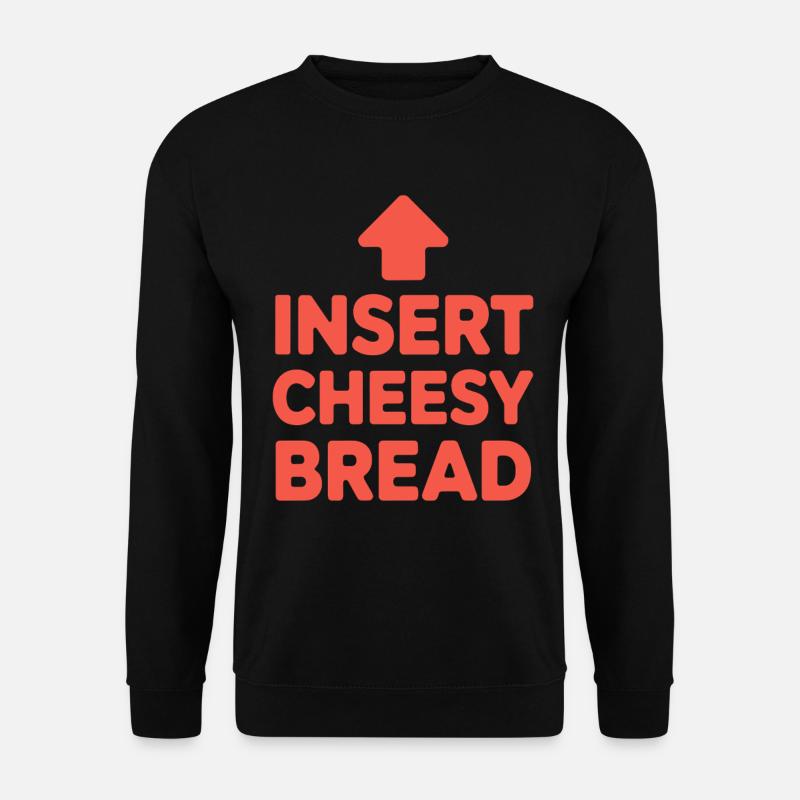 Käse Käsestange Käse Toast - Unisex Pullover - Schwarz