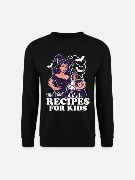 The best recipes for kids - Unisex Sweatshirt - black