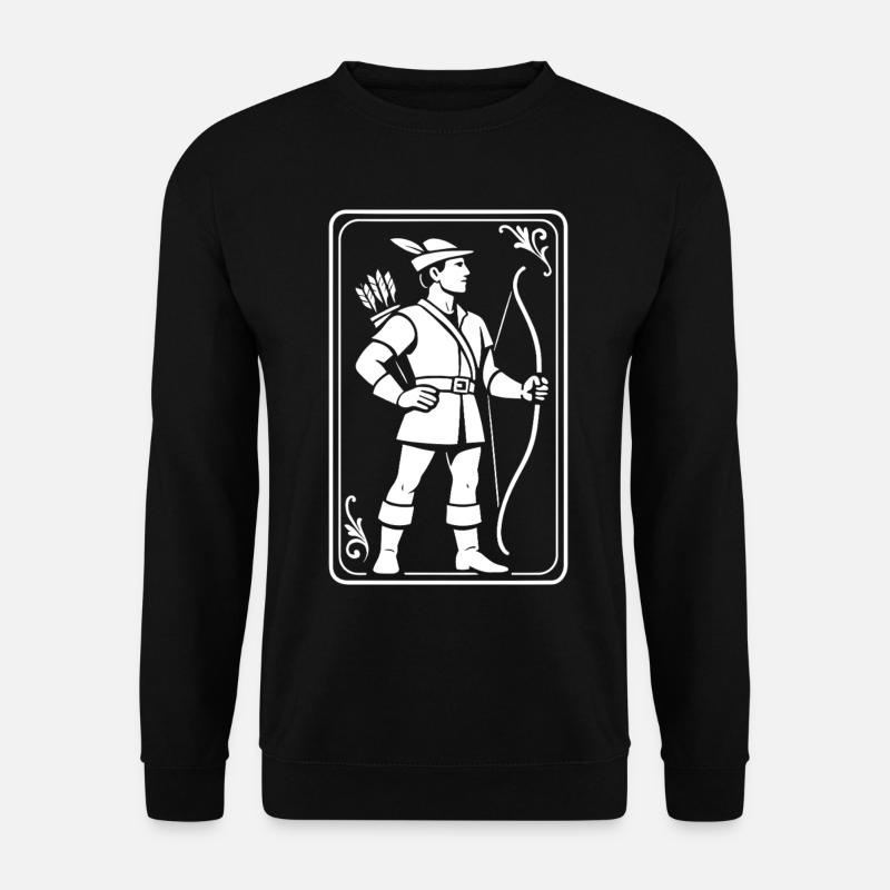 Bogenschießen Bogenschütze Classic Bogenschütze - Unisex Pullover - Schwarz