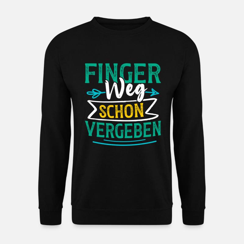 Malle HANDS OFF FORGIVEN Funny - Unisex Sweatshirt - black