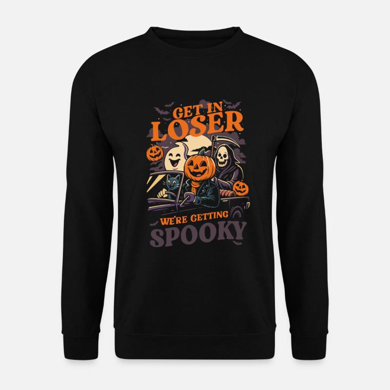 Fun & Spooky Halloween Pumpkin Loser - Unisex Sweatshirt - black