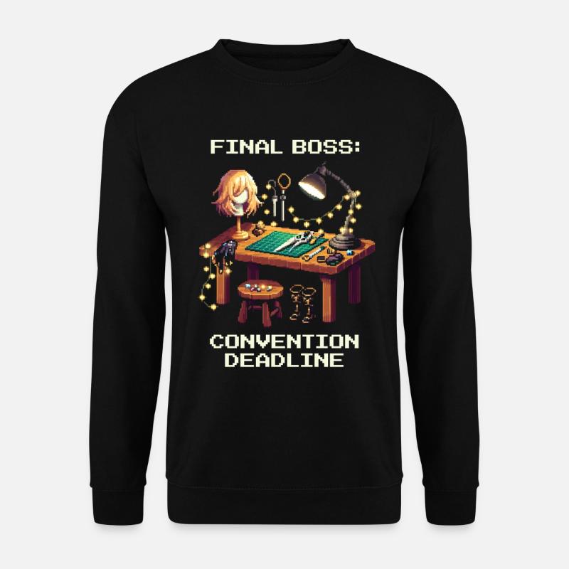 Endboss: Convention-Deadline | Cosplay - Unisex Sweatshirt - black