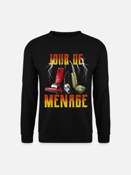 Jour de Ménage Aspirateurs Rock - Sweat-shirt Unisexe - noir