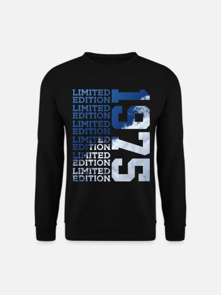 51 JAHRE LIMITED EDITION 1975 51. GEBURTSTAG - Unisex Pullover - Schwarz