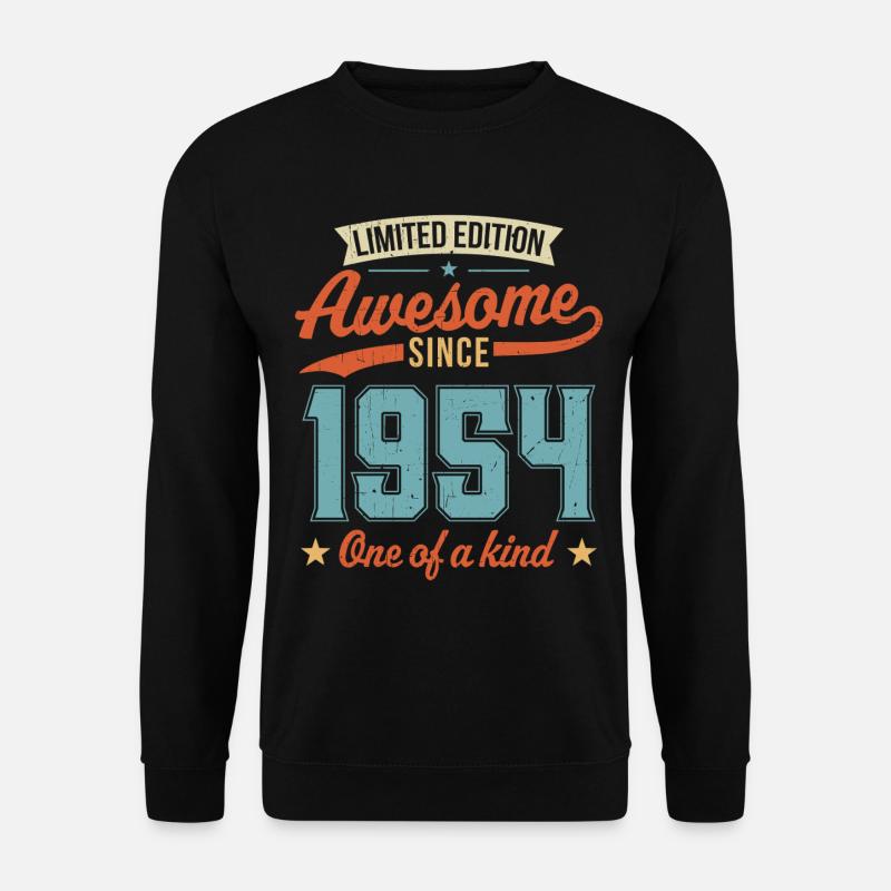 Genial seit 1954 - Unisex Pullover - Schwarz