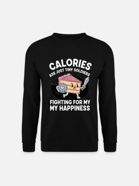 Kuchenkrieger Kampf für Glück - Unisex Pullover - Schwarz