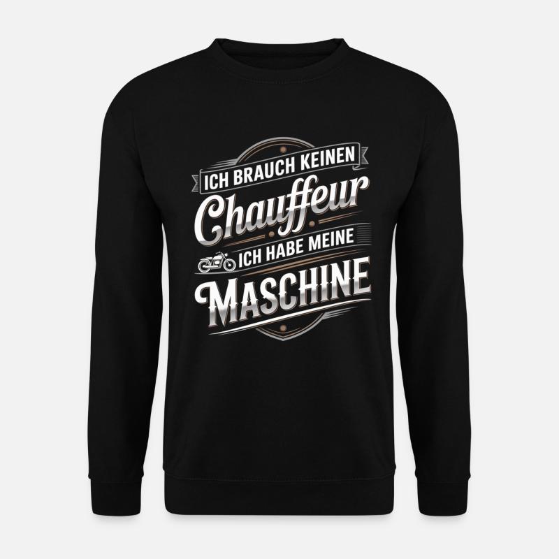 Machine au lieu d’un chauffeur - Sweat-shirt Unisexe - noir