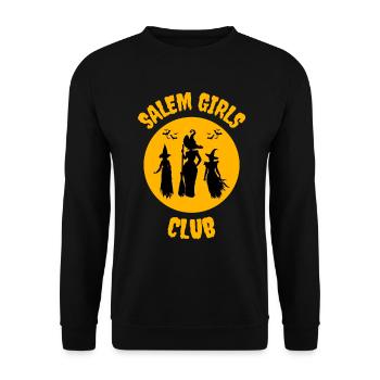 Salem Girls Club - Unisex Pullover - Schwarz - Vorne - Alina (178cm) & Michal (187cm)