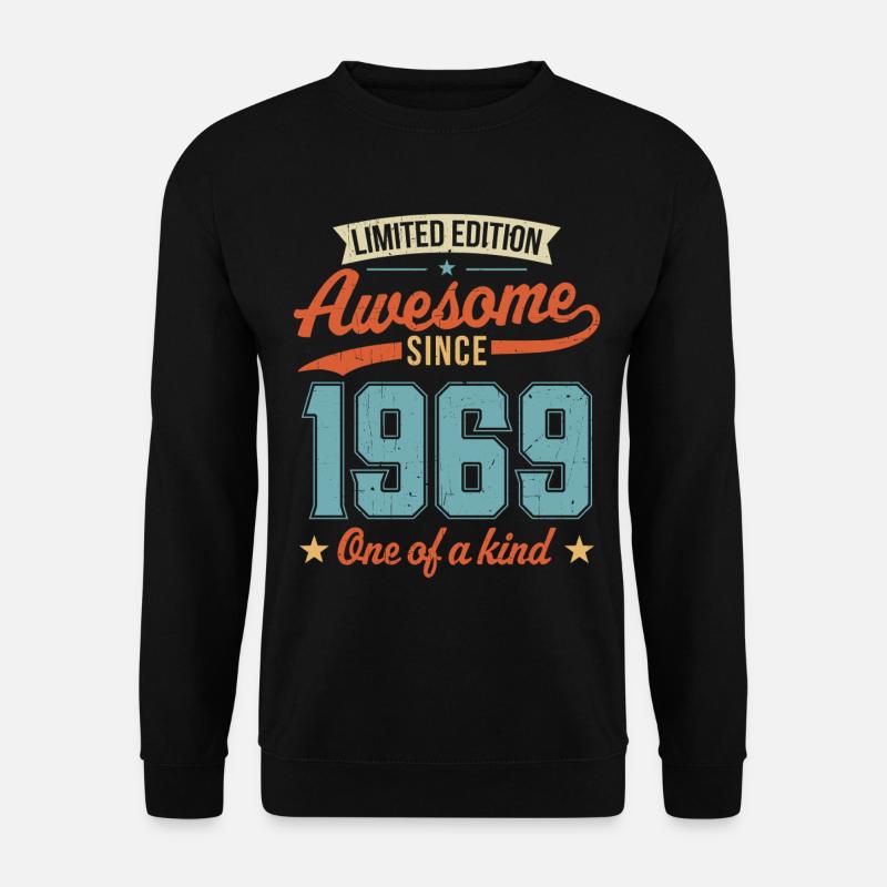 Awesome Since 1969 - Unisex Sweatshirt - black
