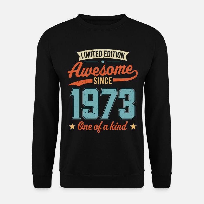 Genial seit 1973 - Unisex Pullover - Schwarz