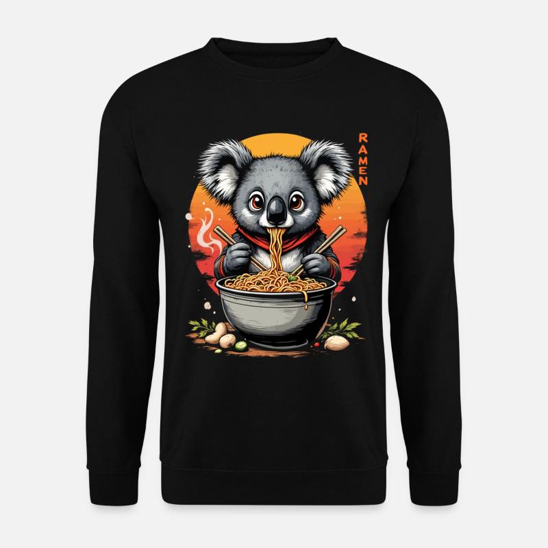 Koala Ramen Master - Sweat-shirt Unisexe - noir