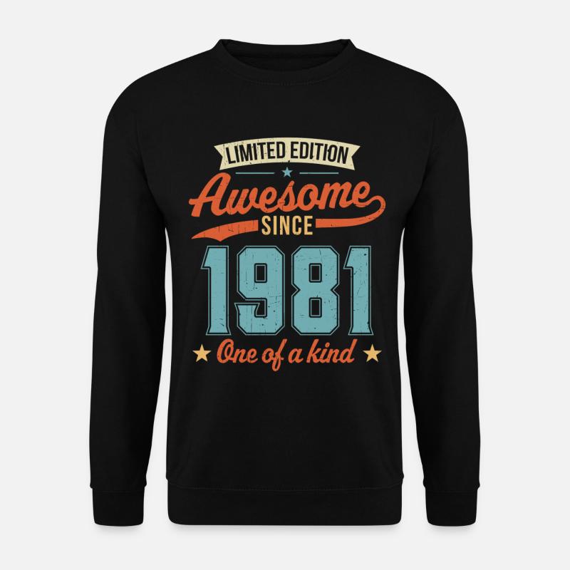 Genial seit 1981 - Unisex Pullover - Schwarz