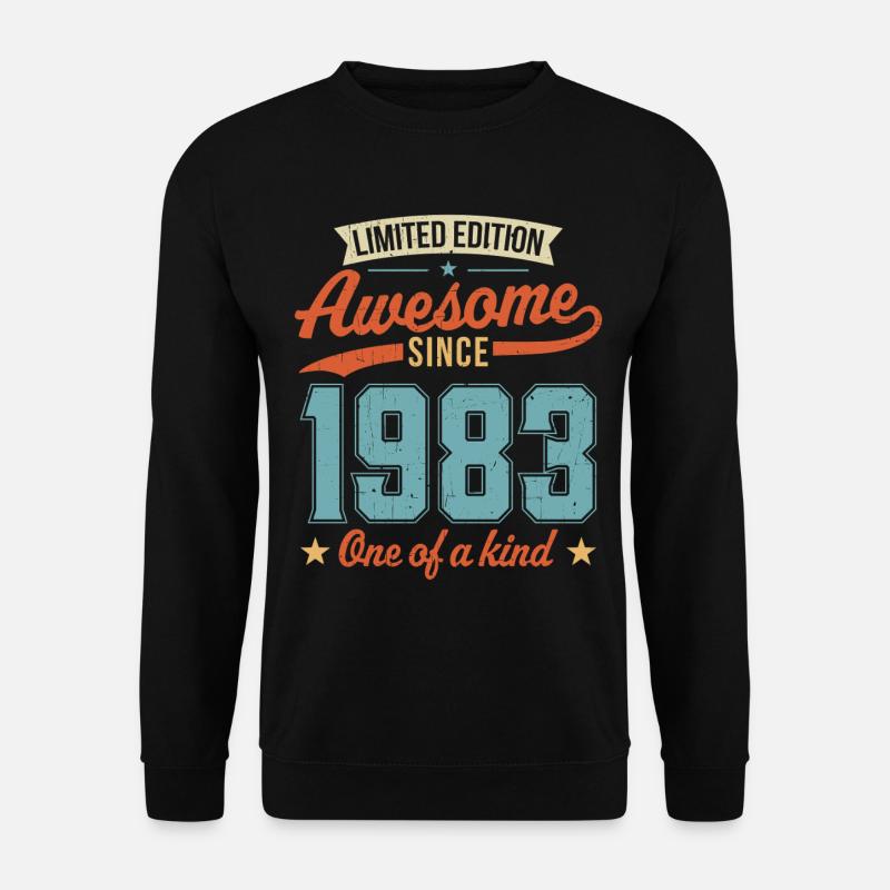 Awesome Since 1983 - Unisex Sweatshirt - black
