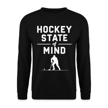 Dicton de hockey sur glaceState of Mind Fan Merchandise - Sweat-shirt Unisexe - noir - Devant - Alina (178cm) & Michal (187cm)