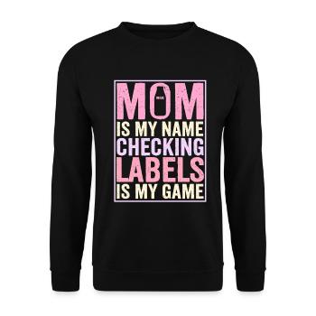 Laktoseintoleranz Laktoseintolerant Mutter - Unisex Pullover - Schwarz - Vorne - Alina (178cm) & Michal (187cm)