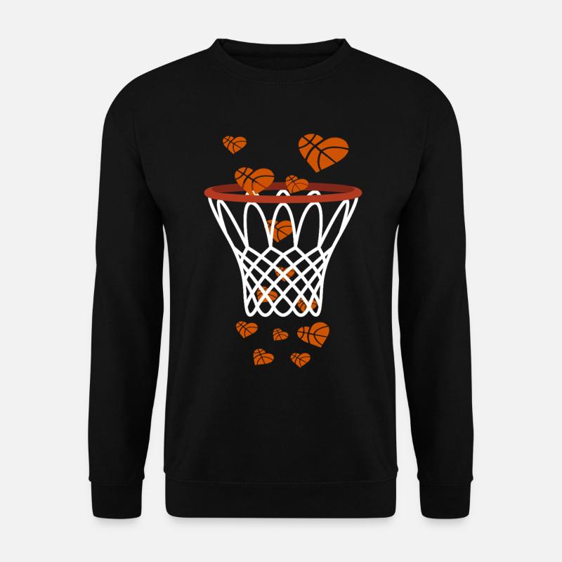 Basketball Liebe Hoop - Unisex Pullover - Schwarz