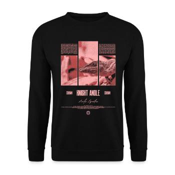 Cuban Knight Anole Lizard Owner Reptile Keeper - Unisex Sweatshirt - black - Front - Alina (178cm) & Michal (187cm)