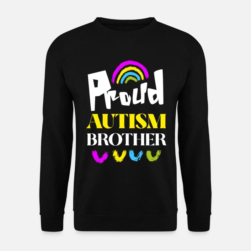 Stolzer Autismus-Bruder - Unisex Pullover - Schwarz
