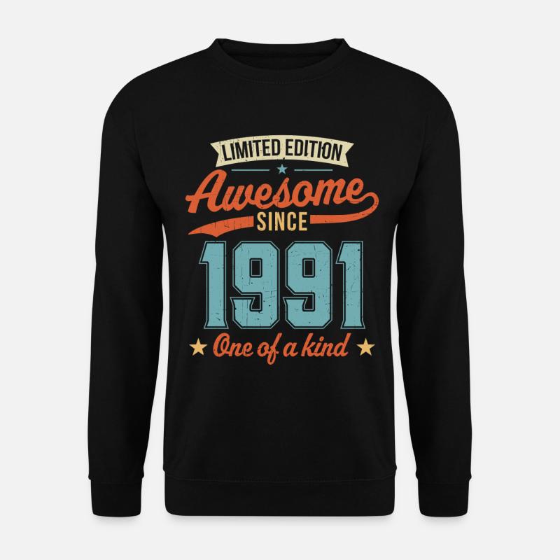 Genial seit 1991 - Unisex Pullover - Schwarz