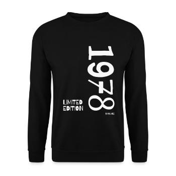 Limited_Edition_1978 - Unisex Sweatshirt - black - Front - Alina (178cm) & Michal (187cm)