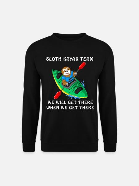 Sloth Kayak Team - Unisex Sweatshirt - black
