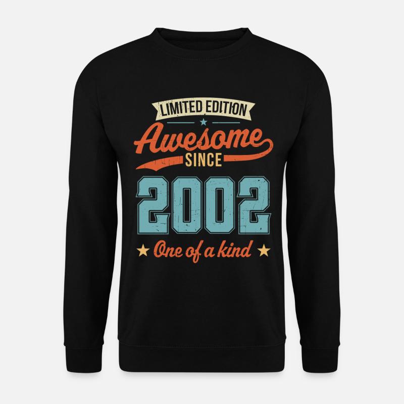 Awesome Since 2002 - Unisex Sweatshirt - black