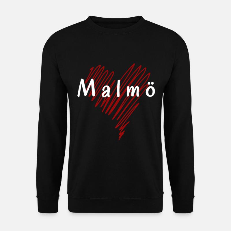J’aime Malmö, Malmö Suède - Sweat-shirt Unisexe - noir