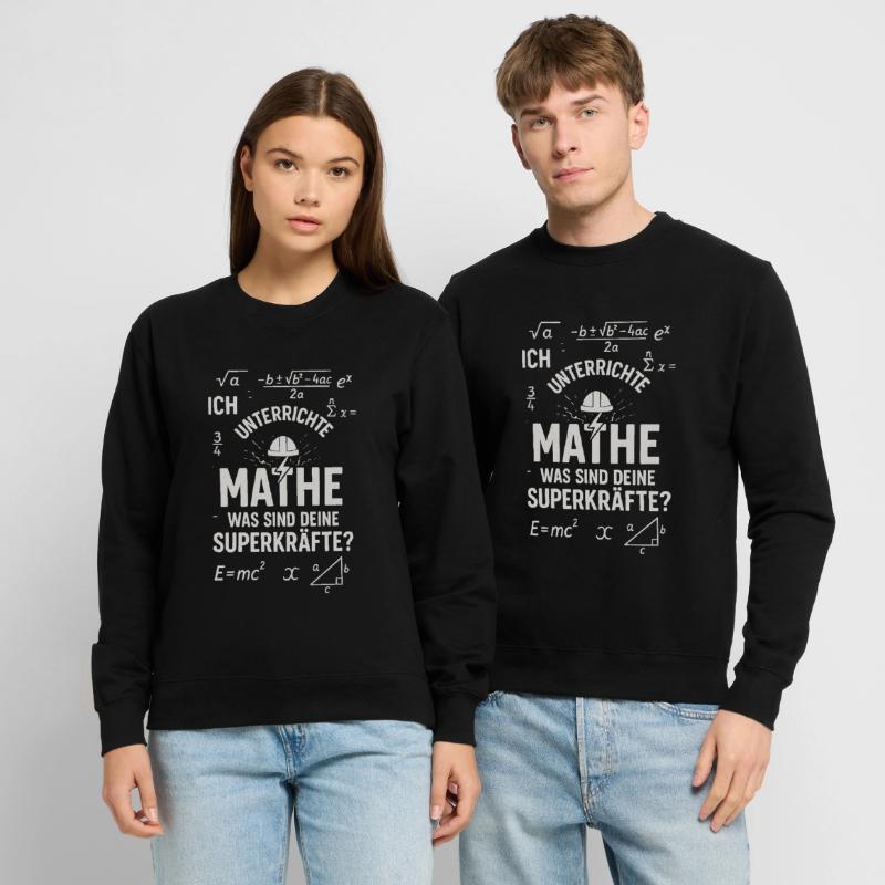 Math Superpowers – I Distinguish Math Teachers Unisex Sweatshirt