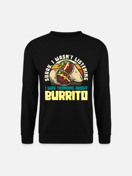 Burrito Daydreams - Unisex Sweatshirt - black