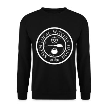 Salem Local Witches Union - Unisex Sweatshirt - black - Front - Alina (178cm) & Michal (187cm)
