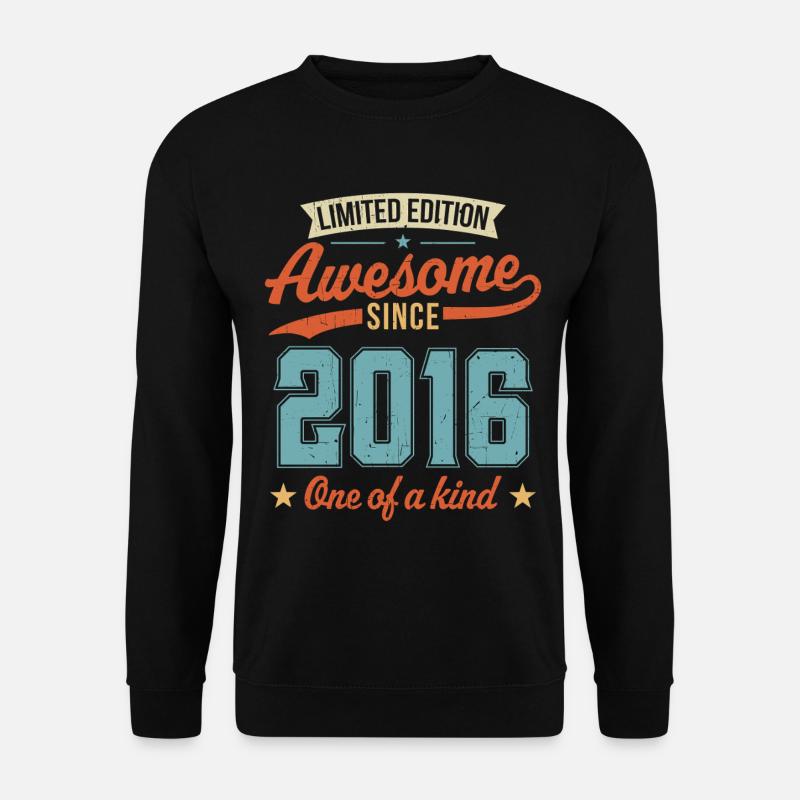 Awesome Since 2016 - Unisex Sweatshirt - black