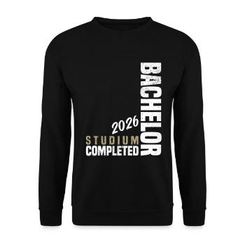 Bachelor's degree 2026 - Unisex Sweatshirt - black - Front - Alina (178cm) & Michal (187cm)