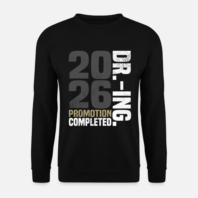 Dr. Ing. Promotion Completed - Unisex Sweatshirt - black