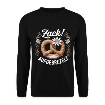 Zack Dress Up Fest in October Design - Unisex Sweatshirt - black - Front - Alina (178cm) & Michal (187cm)