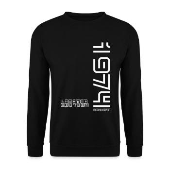 Limited Edition 1974 - Unisex Sweatshirt - black - Front - Alina (178cm) & Michal (187cm)
