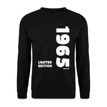 Limited_Edition_1965 - Sweat-shirt Unisexe - noir - Devant - Alina (178cm) & Michal (187cm)