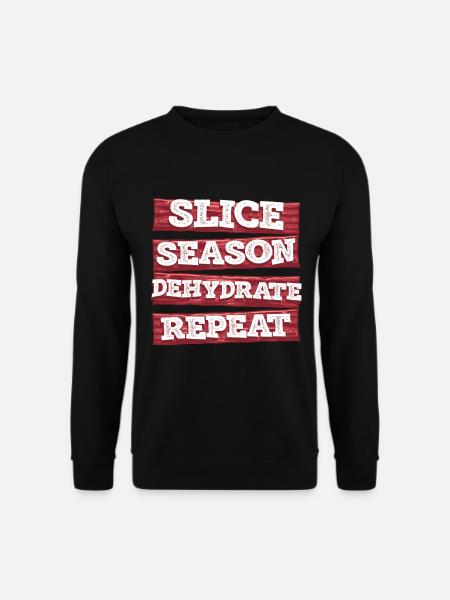 Beef Jerky Dried Meat Biltong Pemmican - Unisex Sweatshirt - black