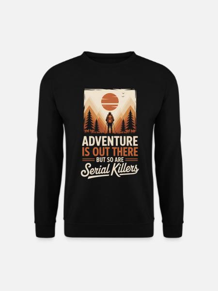 Sunset Walker Adventure Trail - Unisex Sweatshirt - black